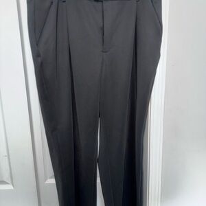 Good American Black Wide-Leg Women’s Dress Pants